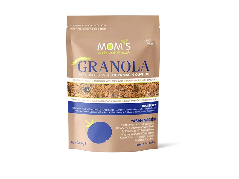 Mom's Granola Yaban Mersinli